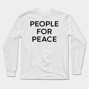 People For Peace Long Sleeve T-Shirt